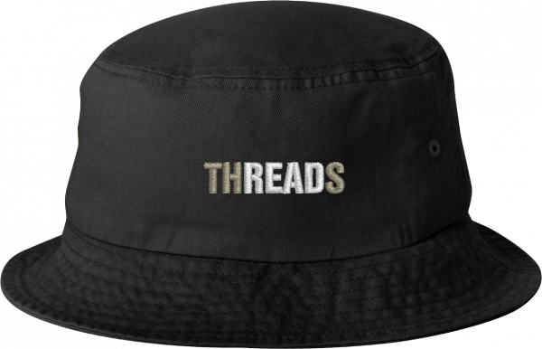 BUCKET CAP-BLACK