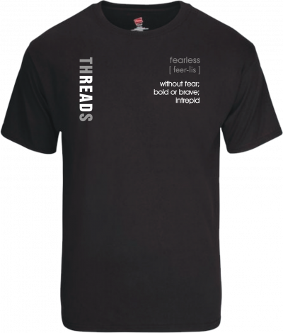 T-SHIRT-FEARLESS-BLACK