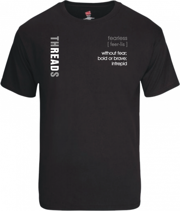 T-SHIRT-FEARLESS-BLACK