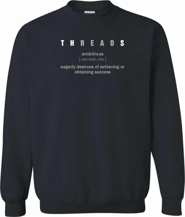 SWEATSHIRT-AMBITIOUS-BLACK