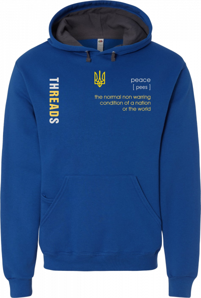 HOODIE-PEACE-BLUE