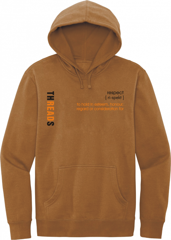 S-HOODIE-RESPECT-BROWN