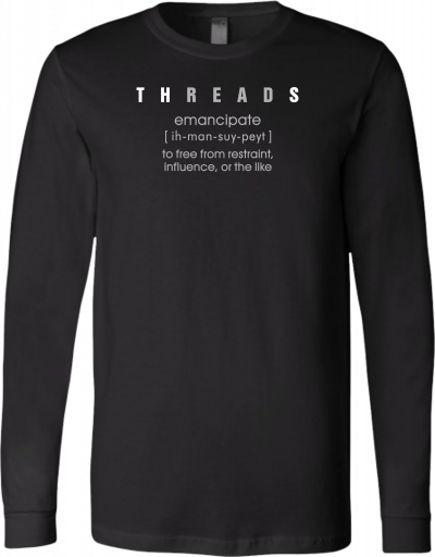 LONG SLEEVE-EMANCIPATE-BLACK