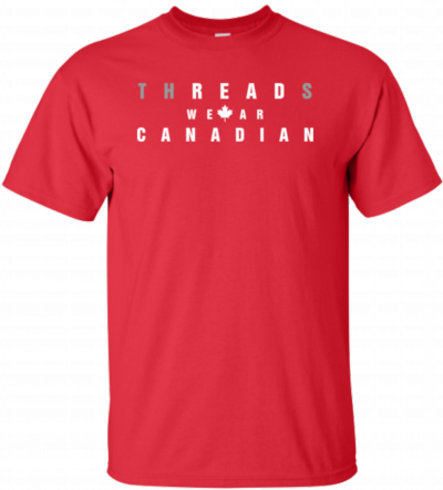 T-SHIRT-WEAR CANADIAN-RED
